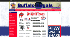 Desktop Screenshot of buffaloregals.org